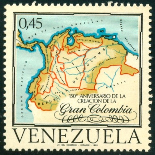 map of colombia venezuela. venezuela